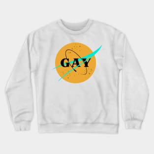 Nasa In Moon Guy Crewneck Sweatshirt